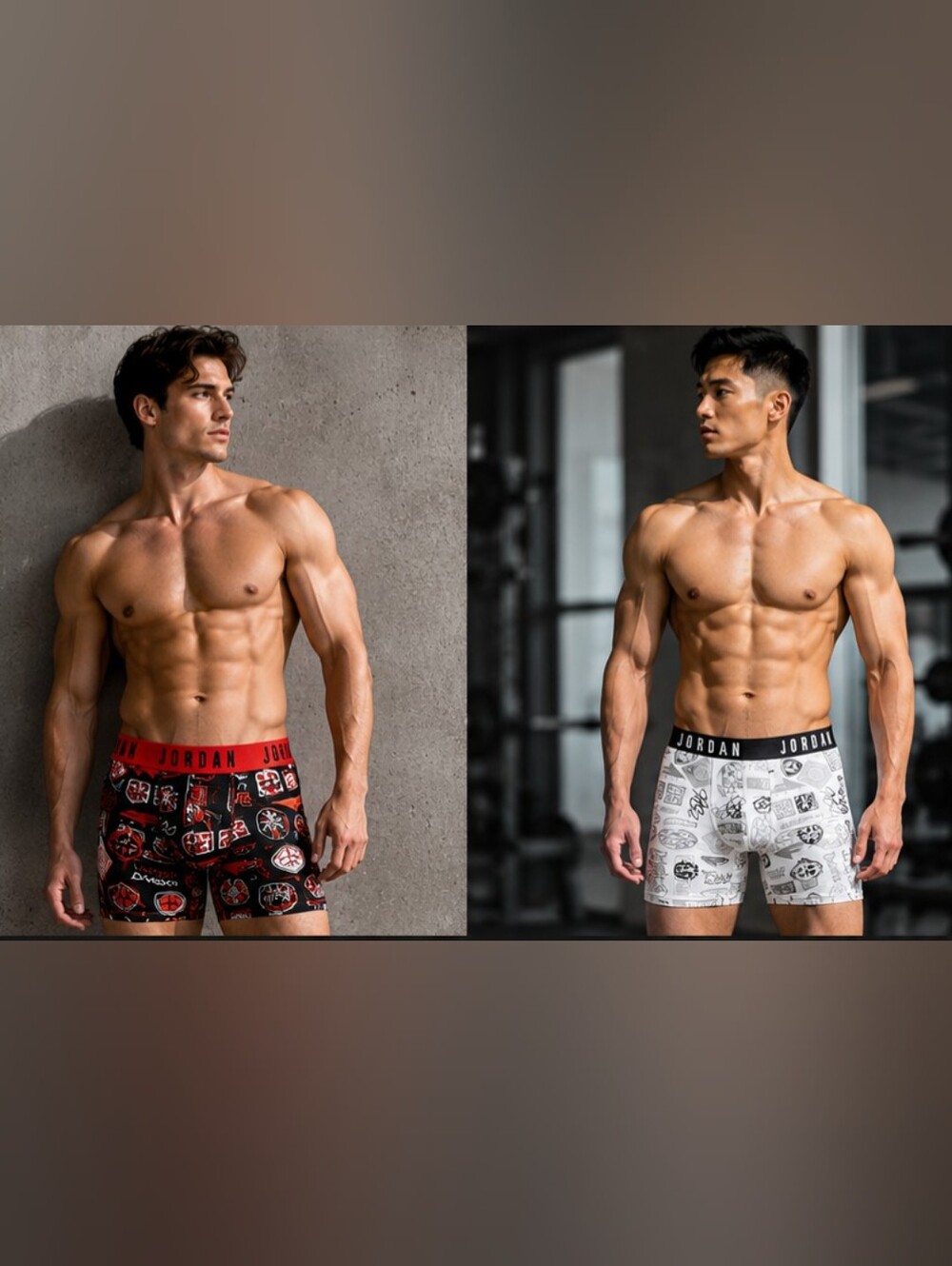 Jordan Flight Micro Boxer Briefs - 2 Pack - Black & White Size M